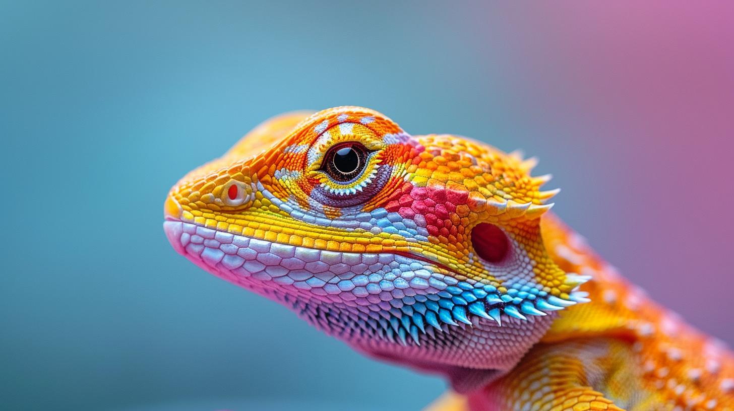 Bearded dragon wellness in action with a healthy reptile soaking up some warmth