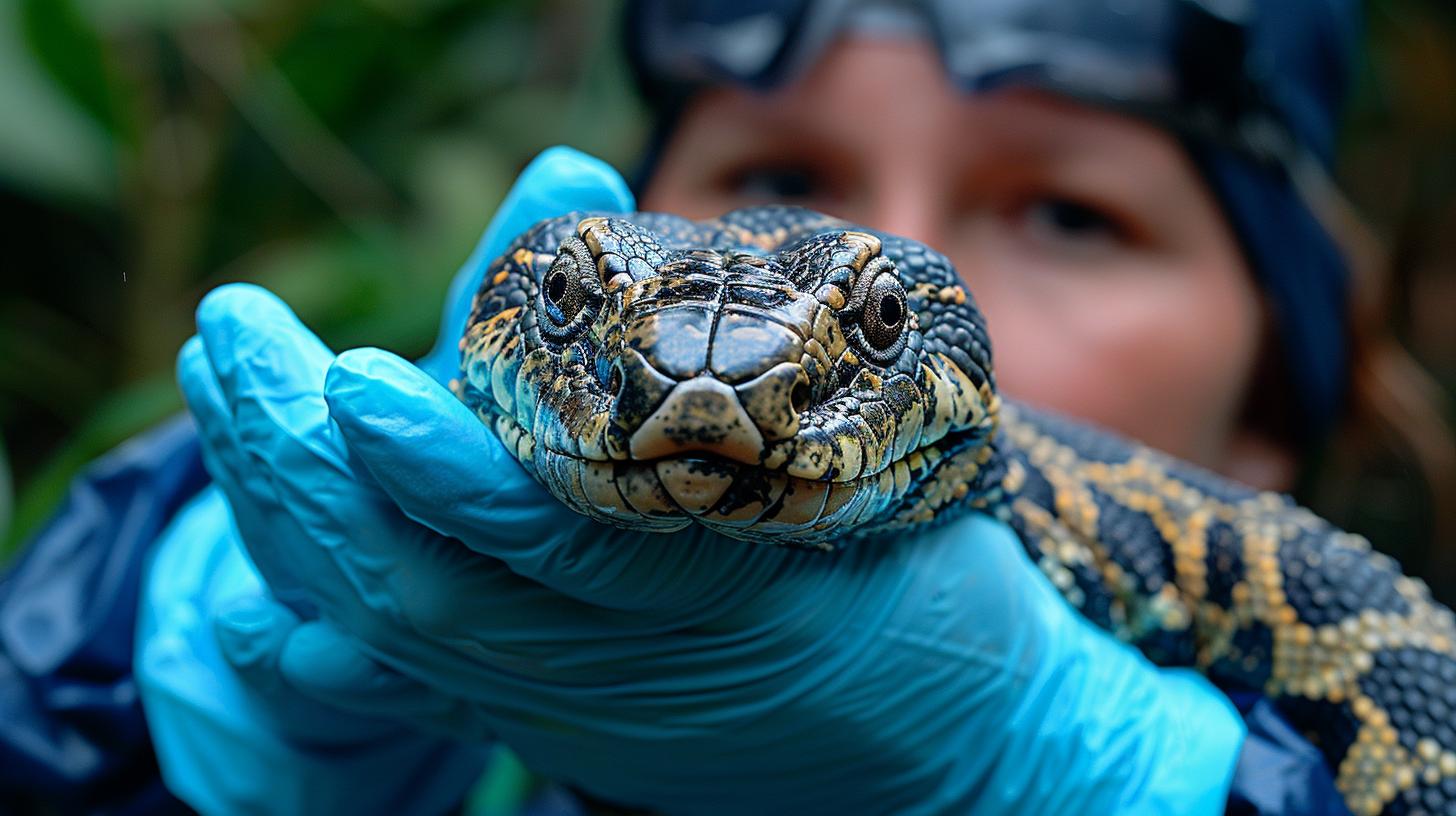 Reptiles getting their regular health screenings to catch any issues early