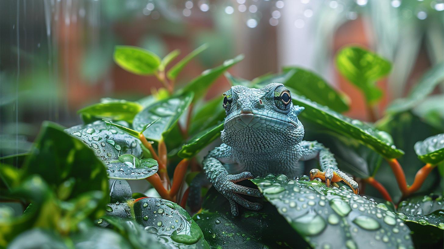 Creating the perfect shaded nook for SHIELDING TERRARIUM REPTILES