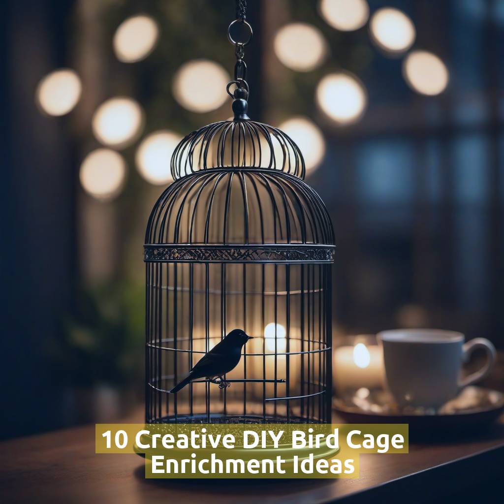 10 Creative DIY Bird Cage Enrichment Ideas