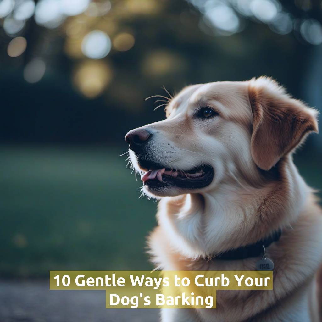 10 Gentle Ways to Curb Your Dog's Barking