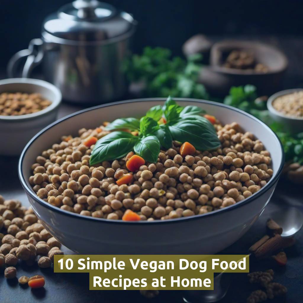 10 Simple Vegan Dog Food Recipes at Home