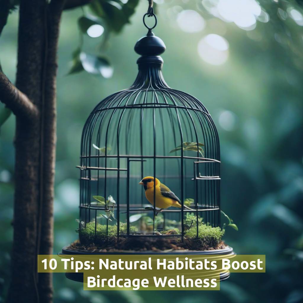 10 Tips: Natural Habitats Boost Birdcage Wellness