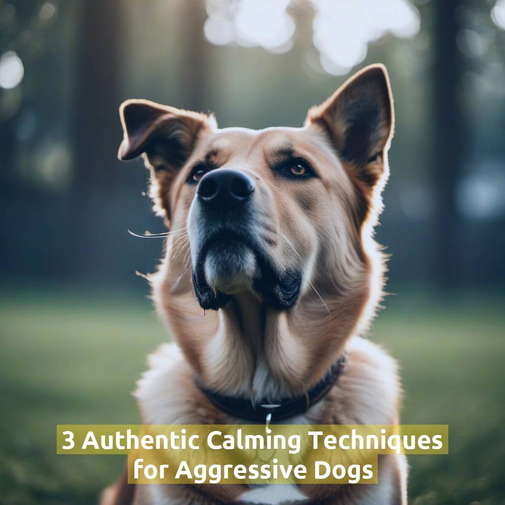 3 Authentic Calming Techniques for Aggressive Dogs