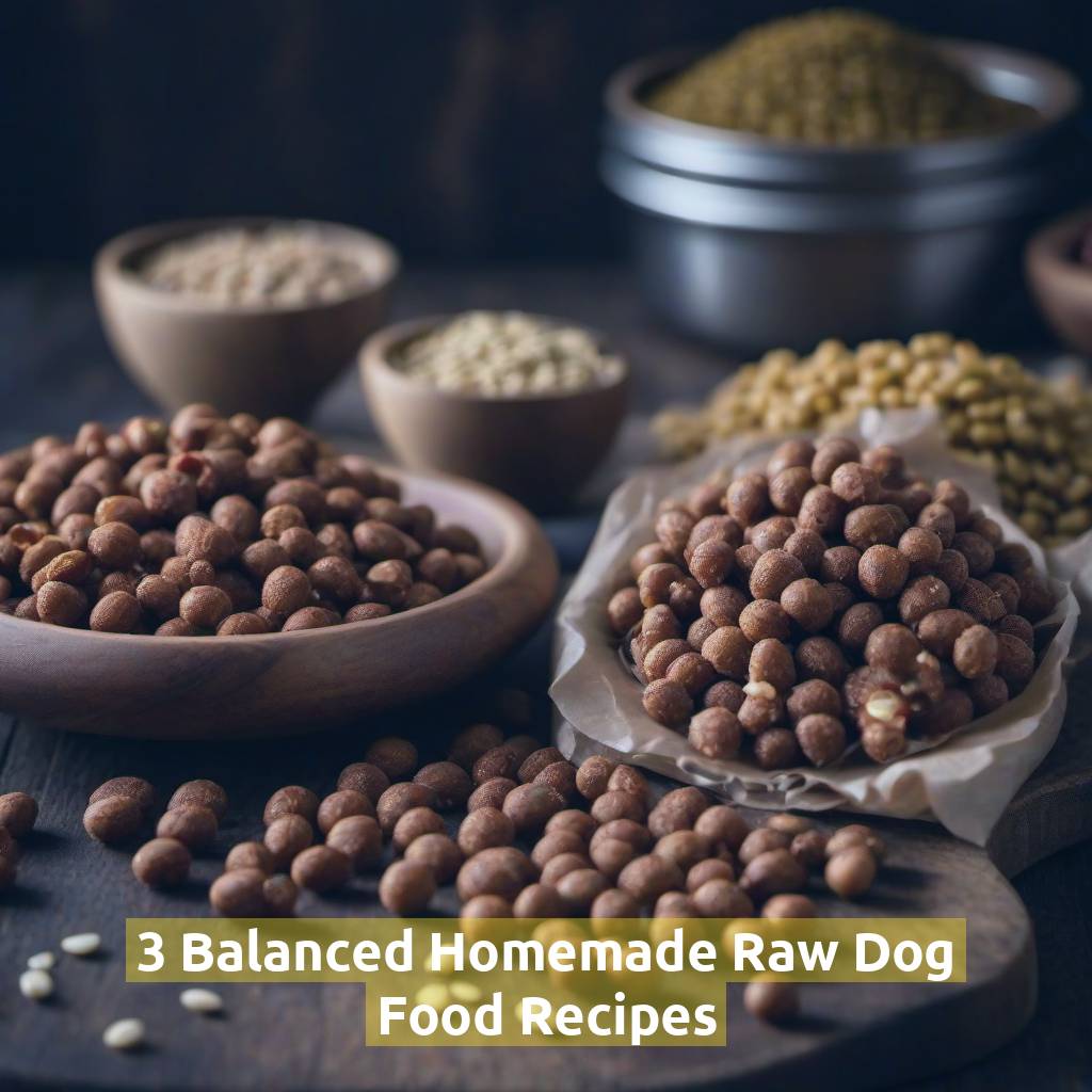 3 Balanced Homemade Raw Dog Food Recipes