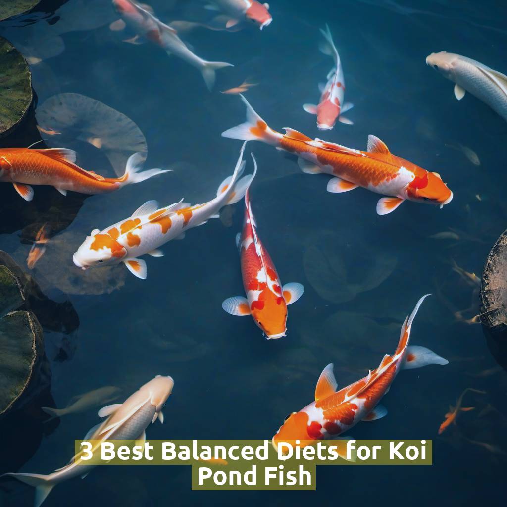3 Best Balanced Diets for Koi Pond Fish