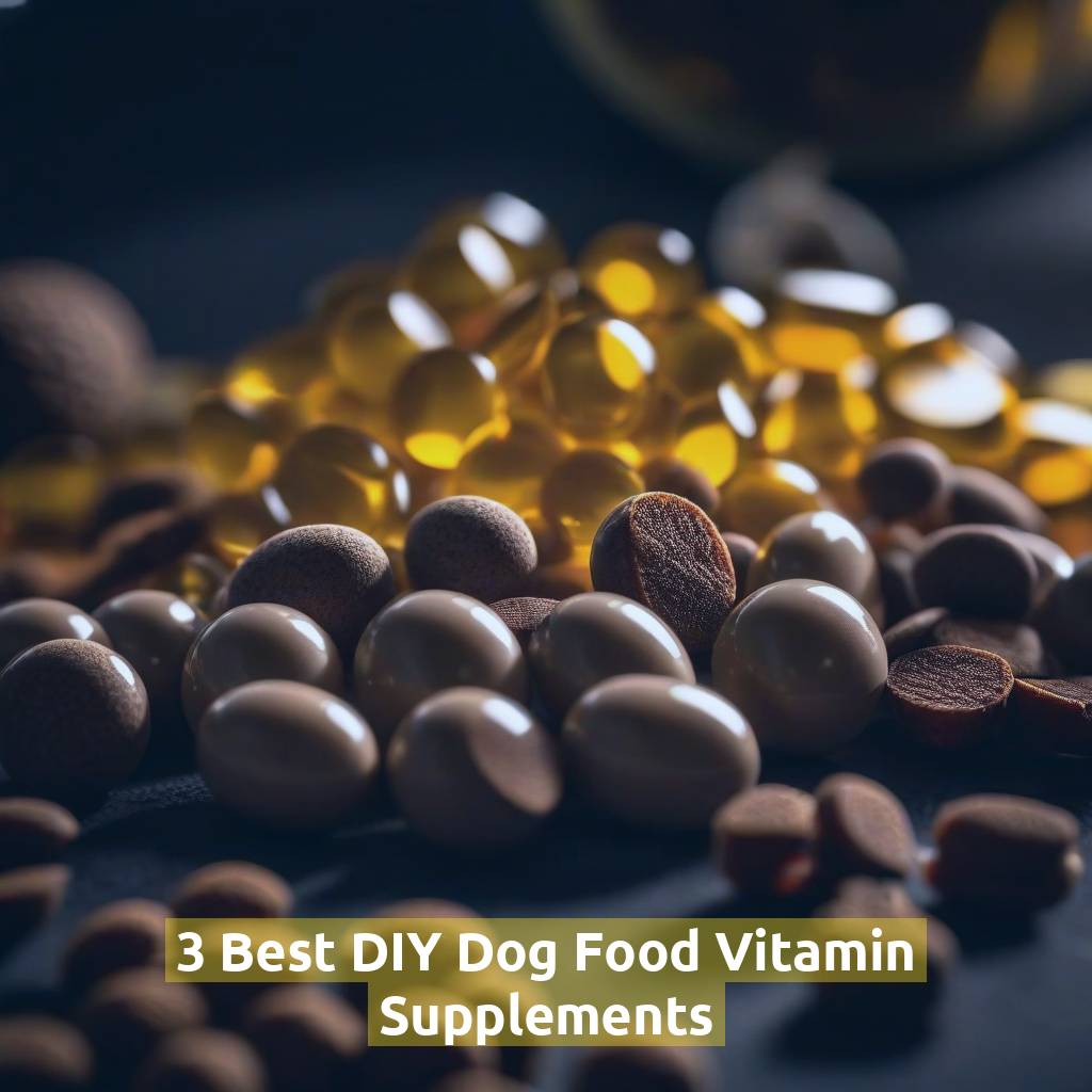 3 Best DIY Dog Food Vitamin Supplements