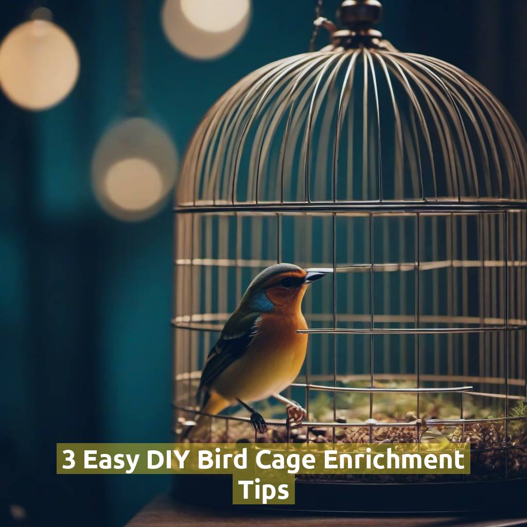 3 Easy DIY Bird Cage Enrichment Tips