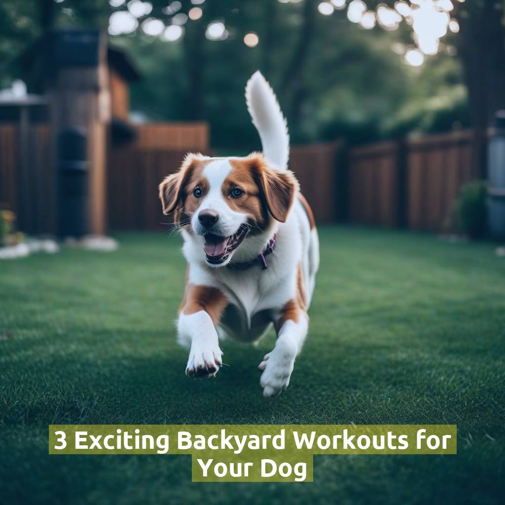 3 Exciting Backyard Workouts for Your Dog