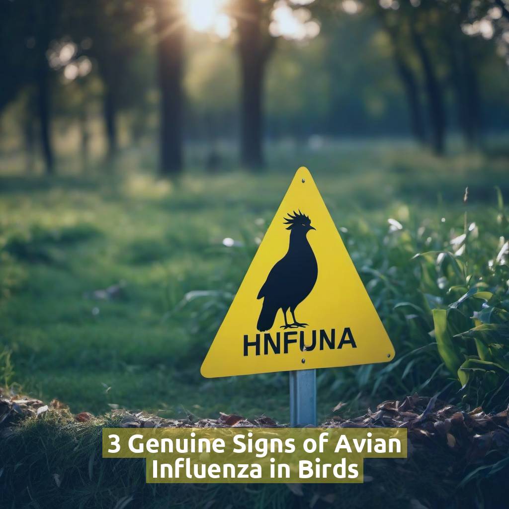 3 Genuine Signs of Avian Influenza in Birds