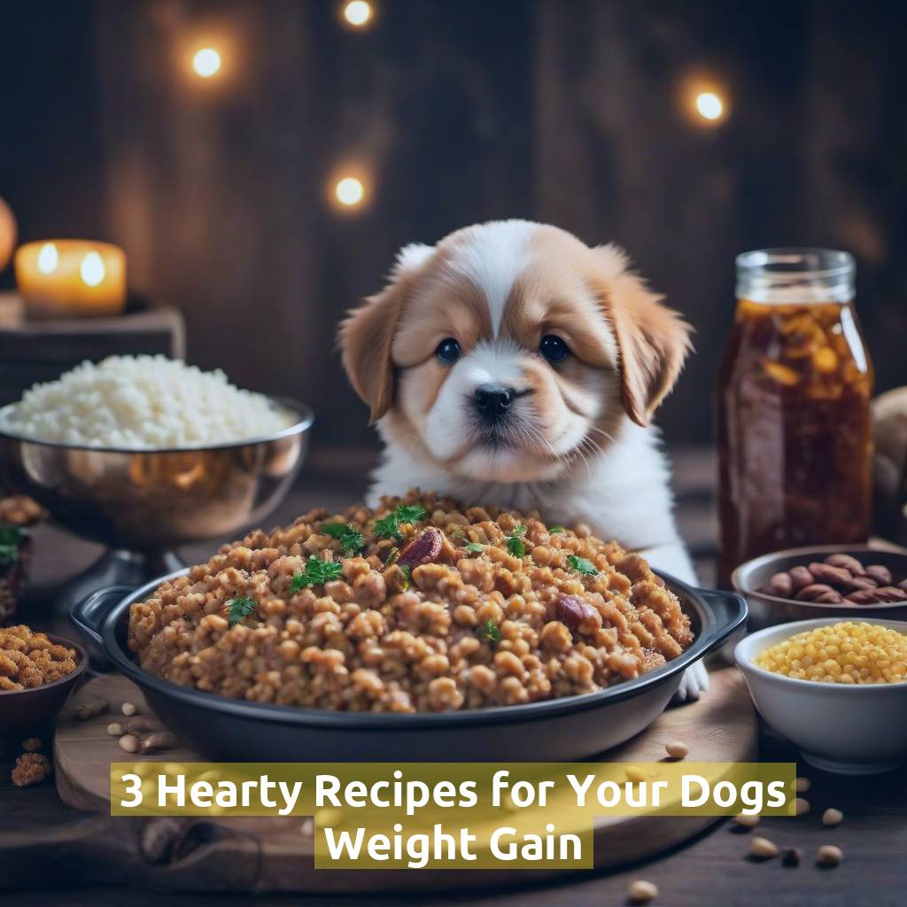 3 Hearty Recipes for Your Dogs Weight Gain