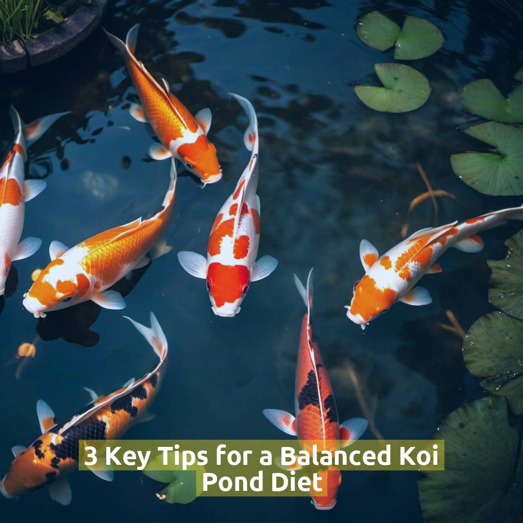 3 Key Tips for a Balanced Koi Pond Diet