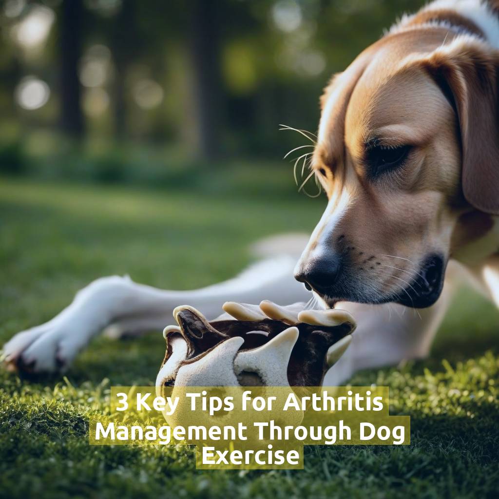 3 Key Tips for Arthritis Management Through Dog Exercise