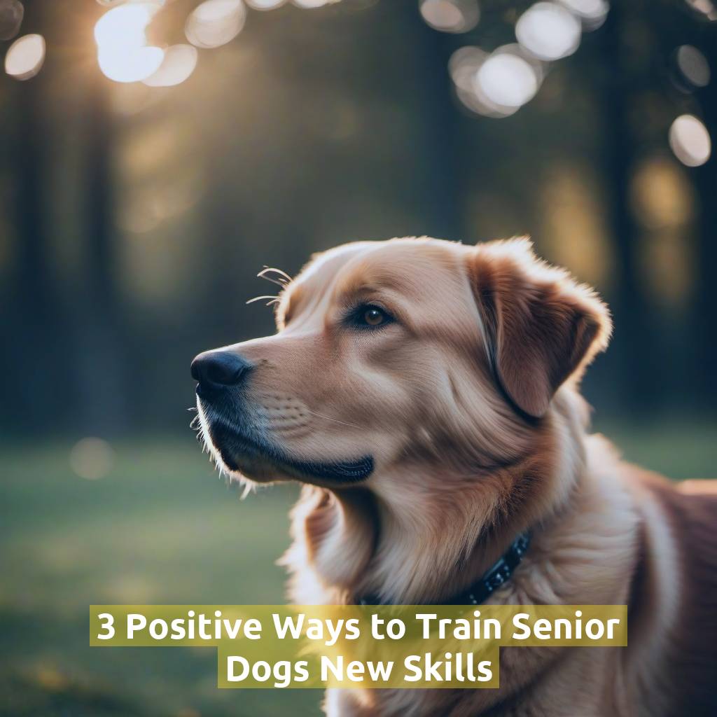 3 Positive Ways to Train Senior Dogs New Skills