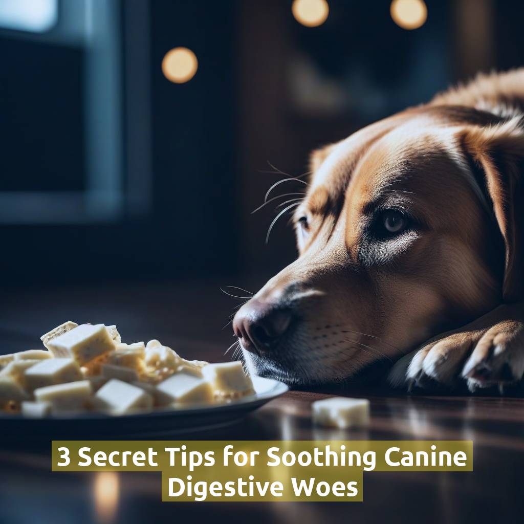 3 Secret Tips for Soothing Canine Digestive Woes