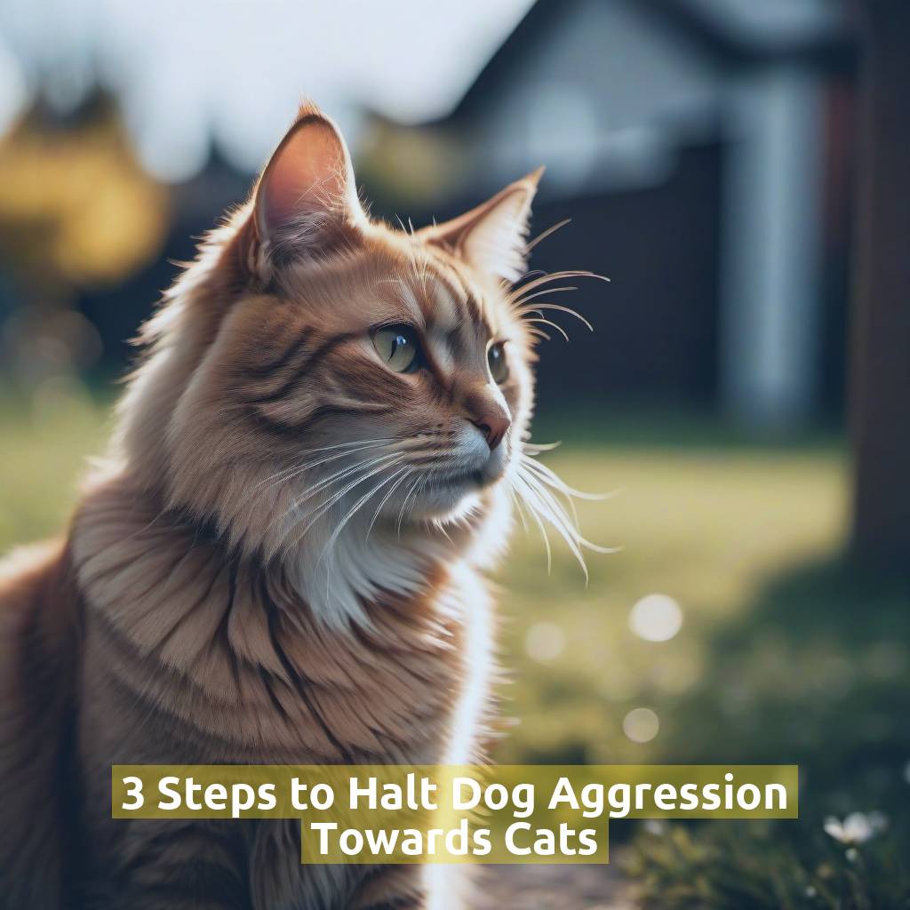 3 Steps to Halt Dog Aggression Towards Cats