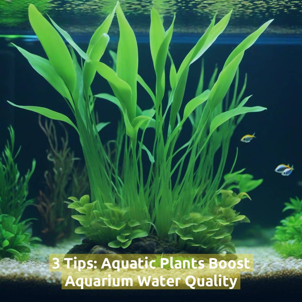 3 Tips: Aquatic Plants Boost Aquarium Water Quality