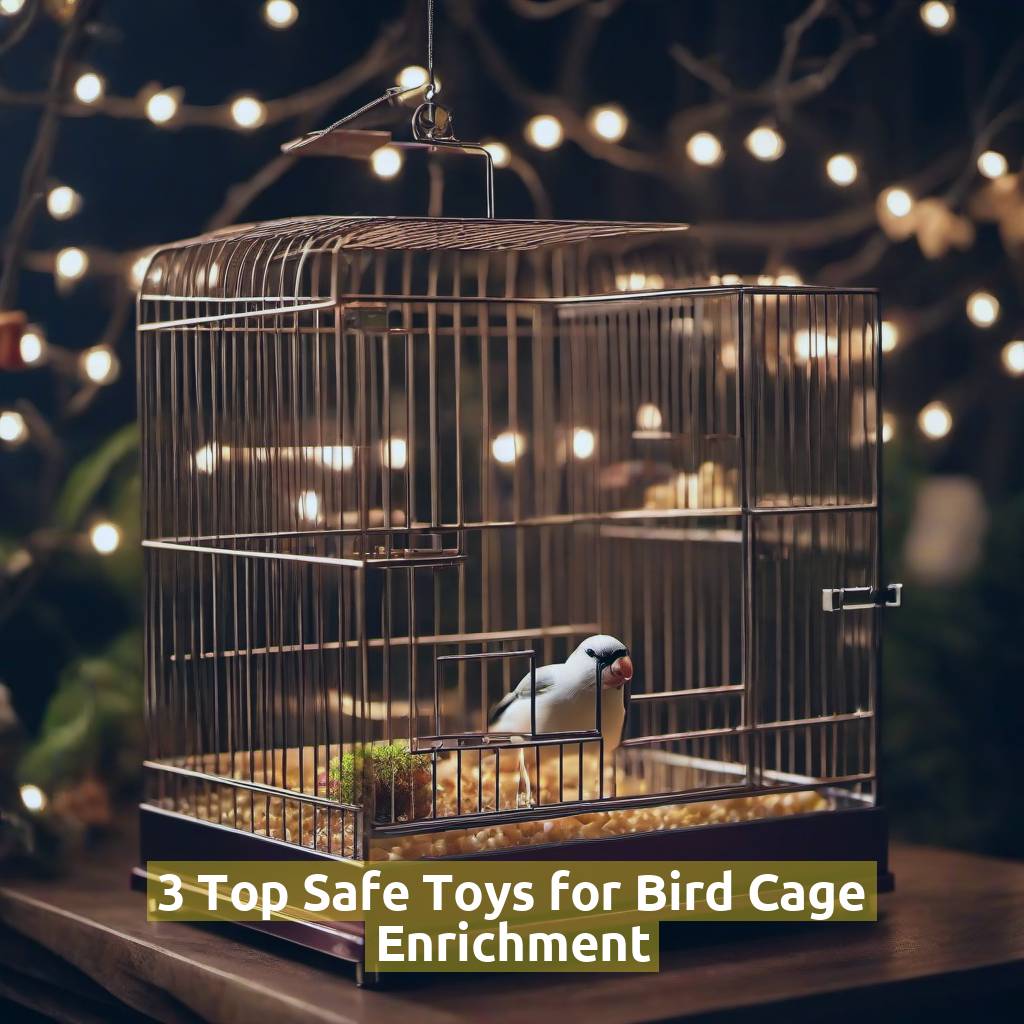 3 Top Safe Toys for Bird Cage Enrichment