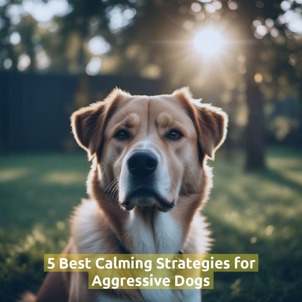 5 Best Calming Strategies for Aggressive Dogs