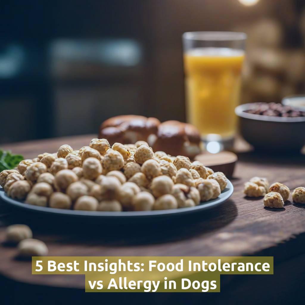 5 Best Insights: Food Intolerance vs Allergy in Dogs