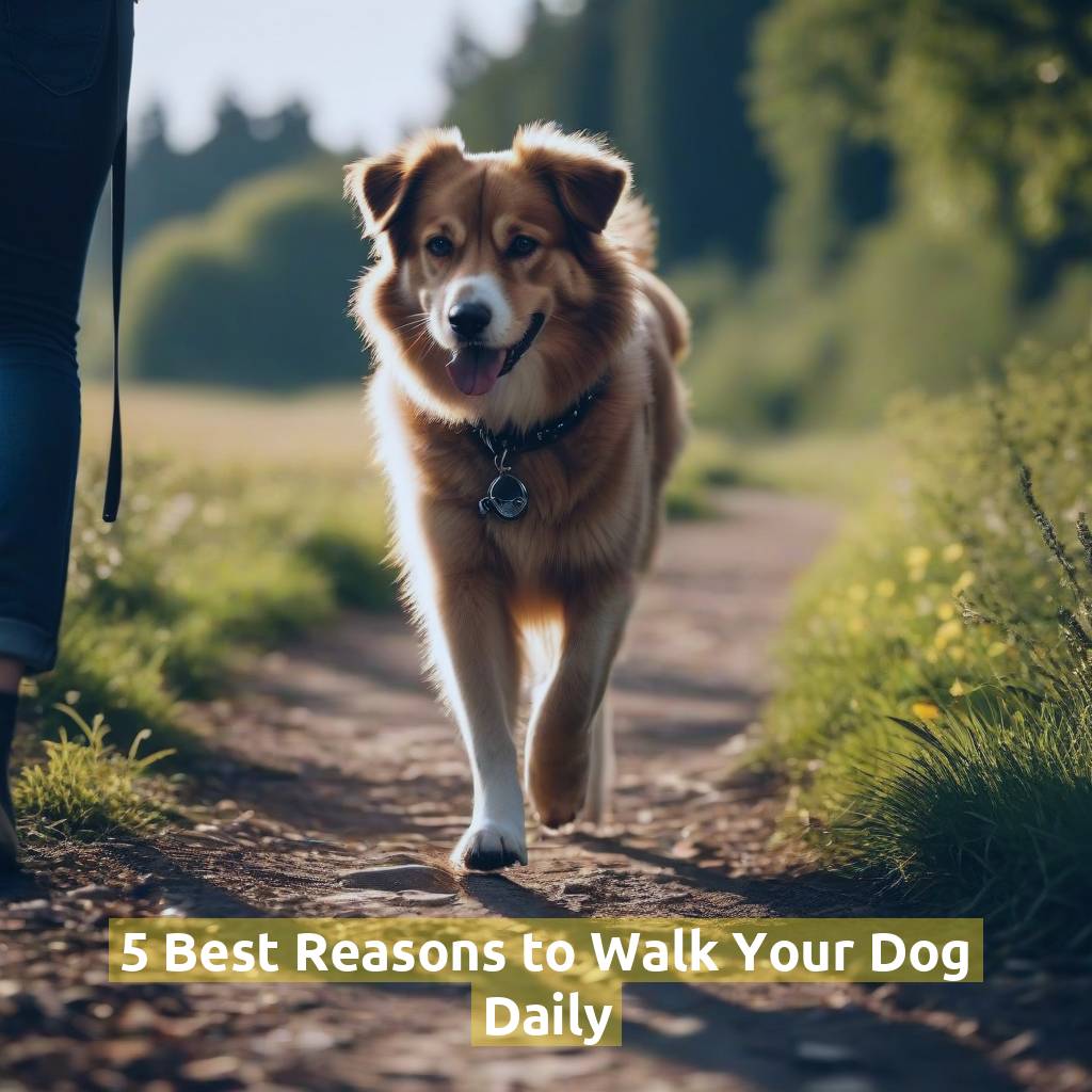 5 Best Reasons to Walk Your Dog Daily