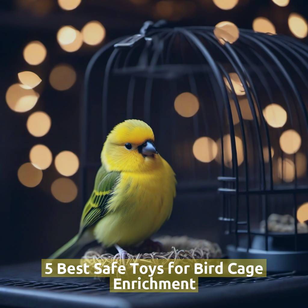 5 Best Safe Toys for Bird Cage Enrichment