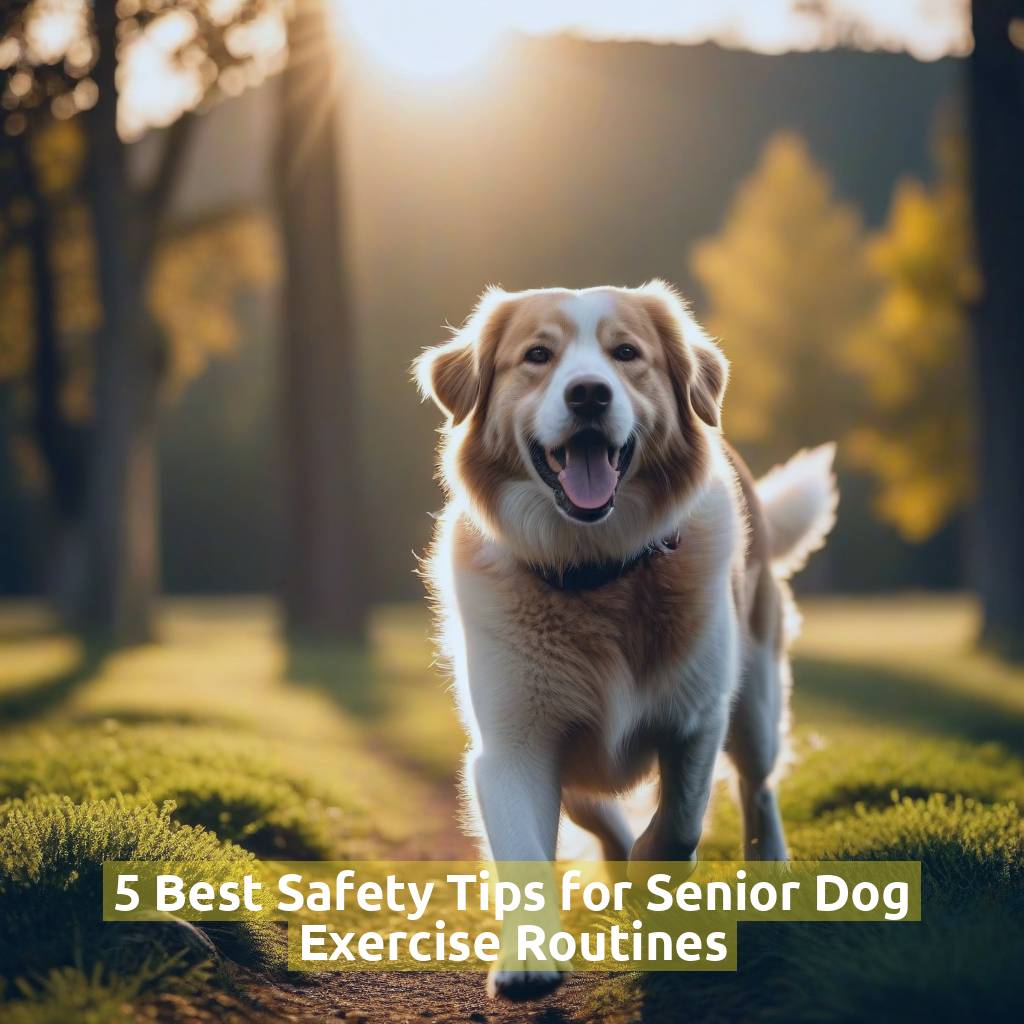 5 Best Safety Tips for Senior Dog Exercise Routines