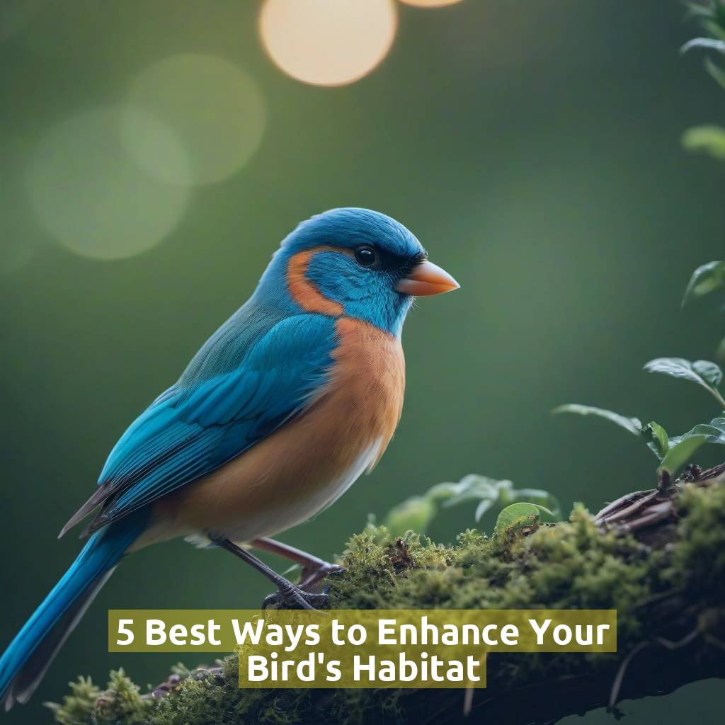 5 Best Ways to Enhance Your Bird's Habitat