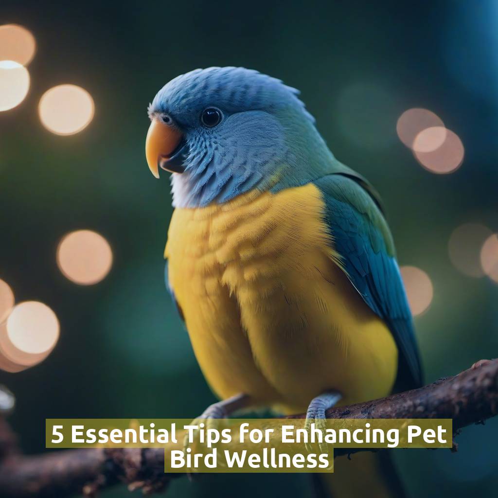 5 Essential Tips for Enhancing Pet Bird Wellness