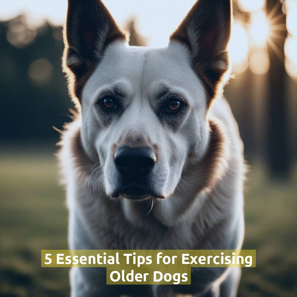 5 Essential Tips for Exercising Older Dogs