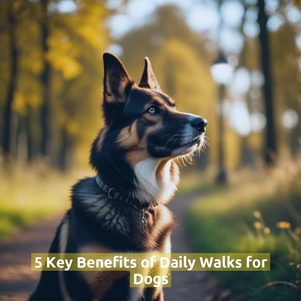 5 Key Benefits of Daily Walks for Dogs