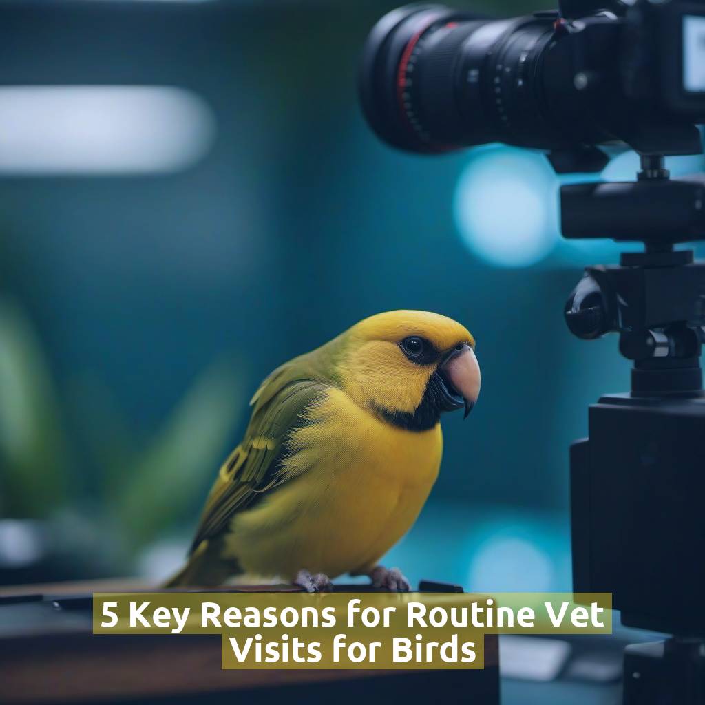5 Key Reasons for Routine Vet Visits for Birds