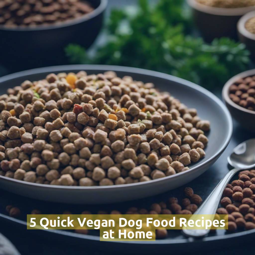 5 Quick Vegan Dog Food Recipes at Home