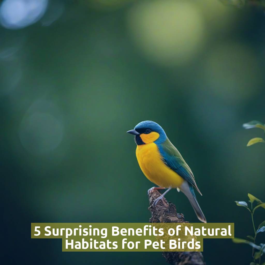 5 Surprising Benefits of Natural Habitats for Pet Birds