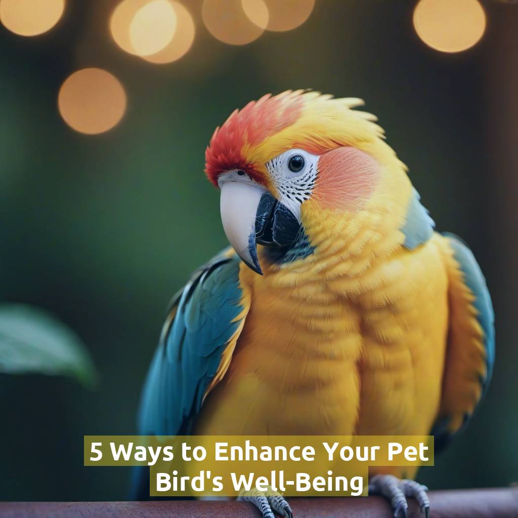 5 Ways to Enhance Your Pet Bird's Well-Being