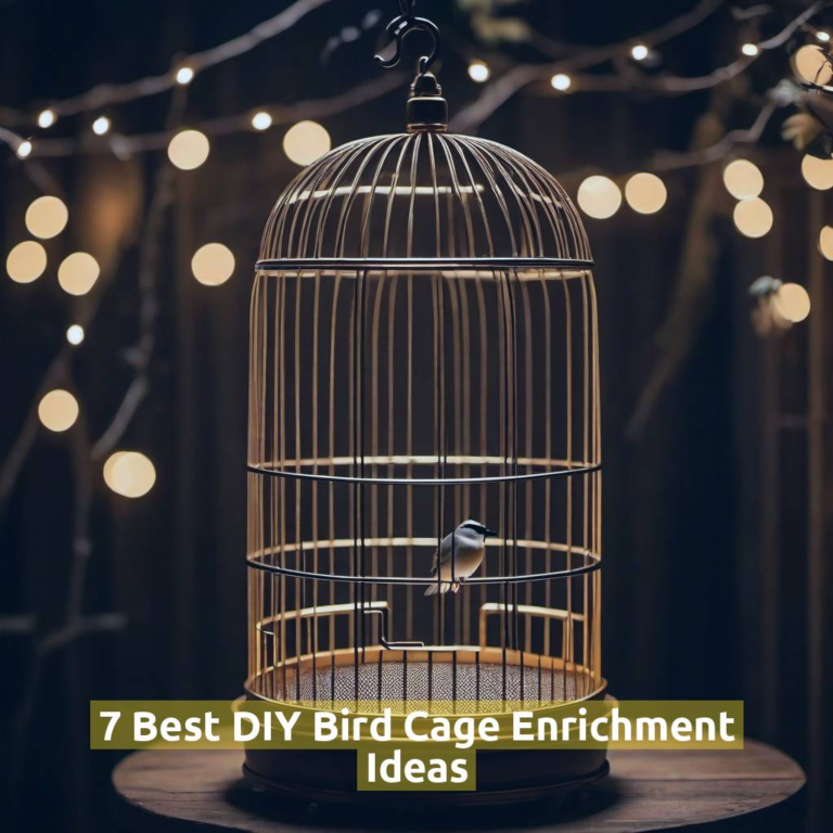 Image showcasing 7 Best DIY Bird Cage Enrichment Ideas - Pet Health Advisor