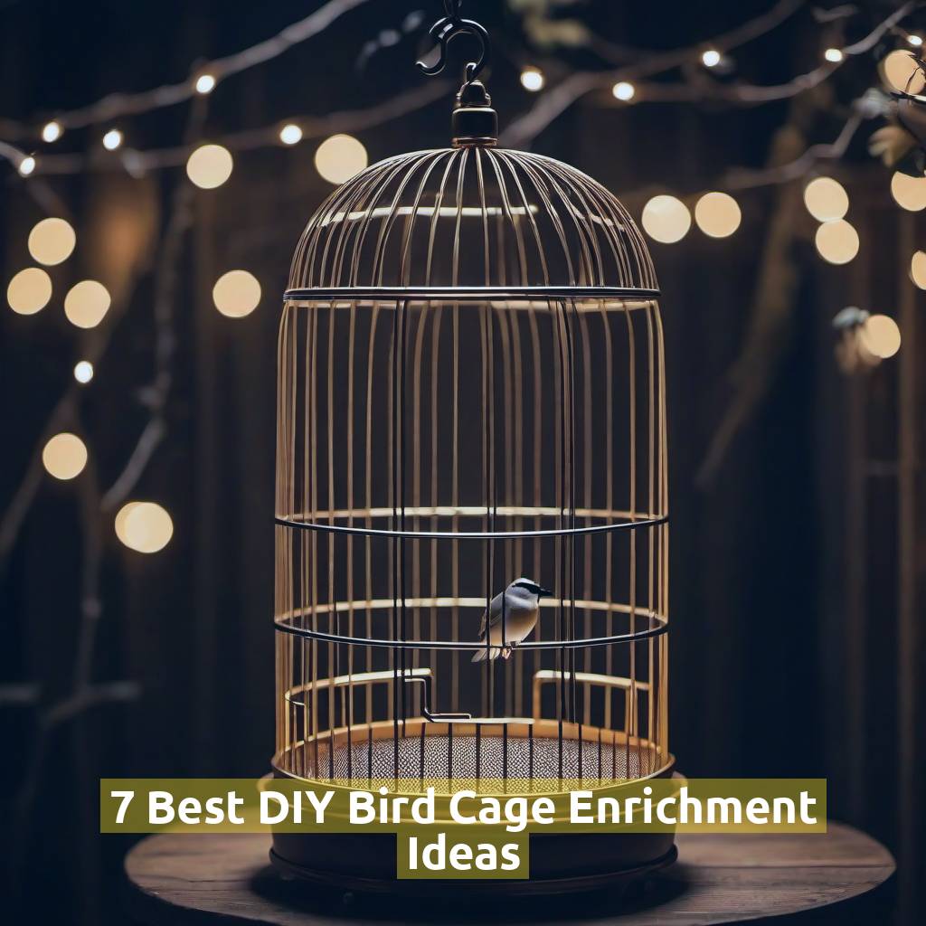 7 Best DIY Bird Cage Enrichment Ideas