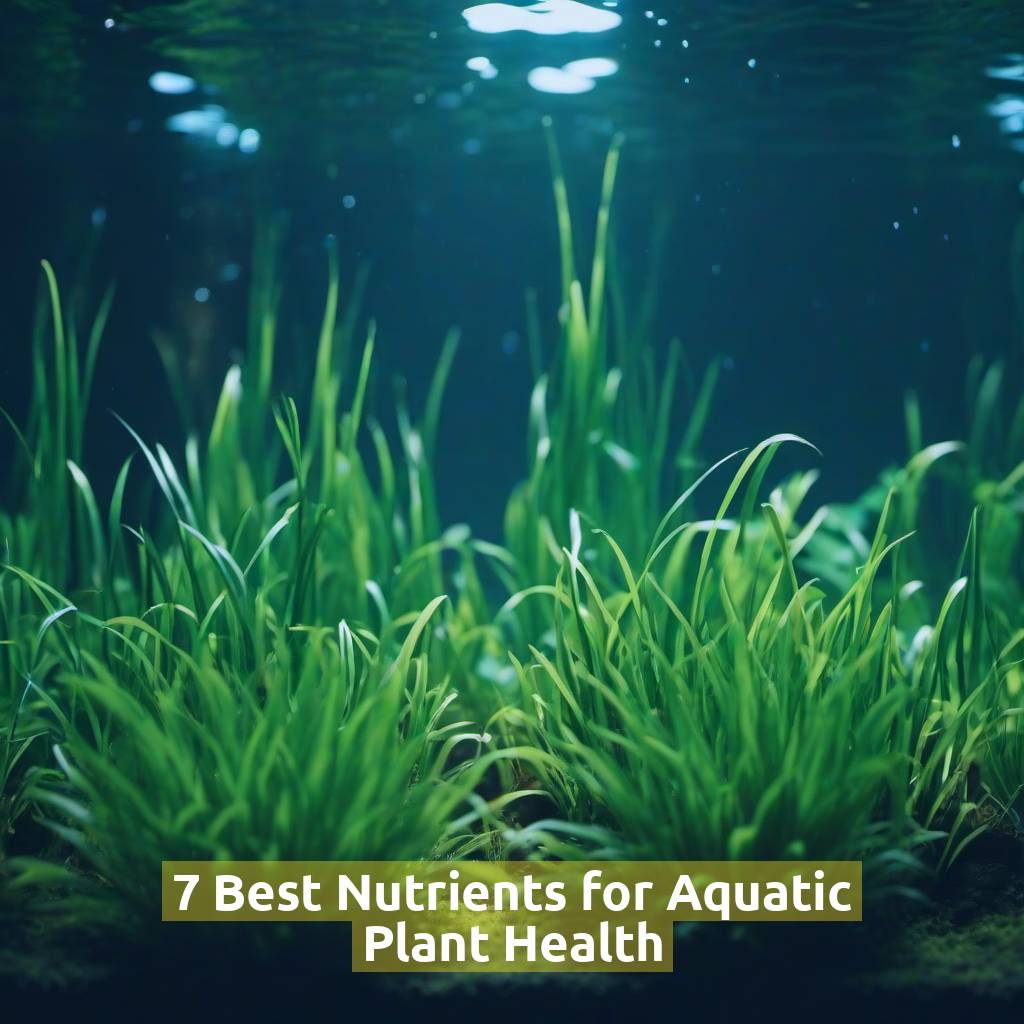 7 Best Nutrients for Aquatic Plant Health