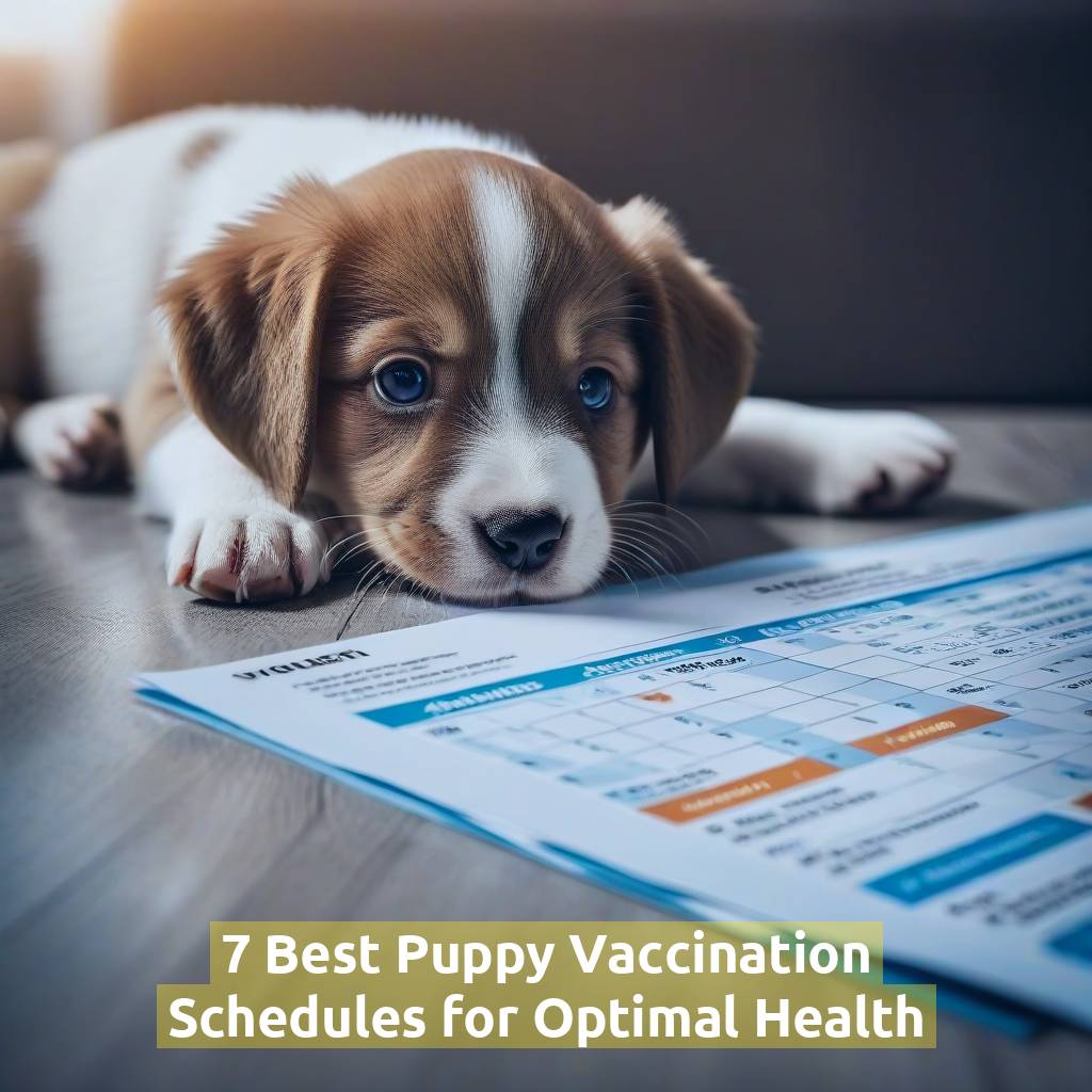7 Best Puppy Vaccination Schedules for Optimal Health