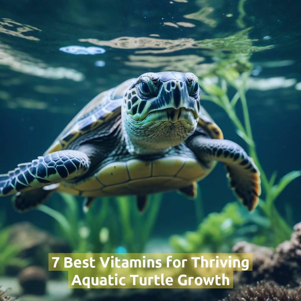 7 Best Vitamins for Thriving Aquatic Turtle Growth