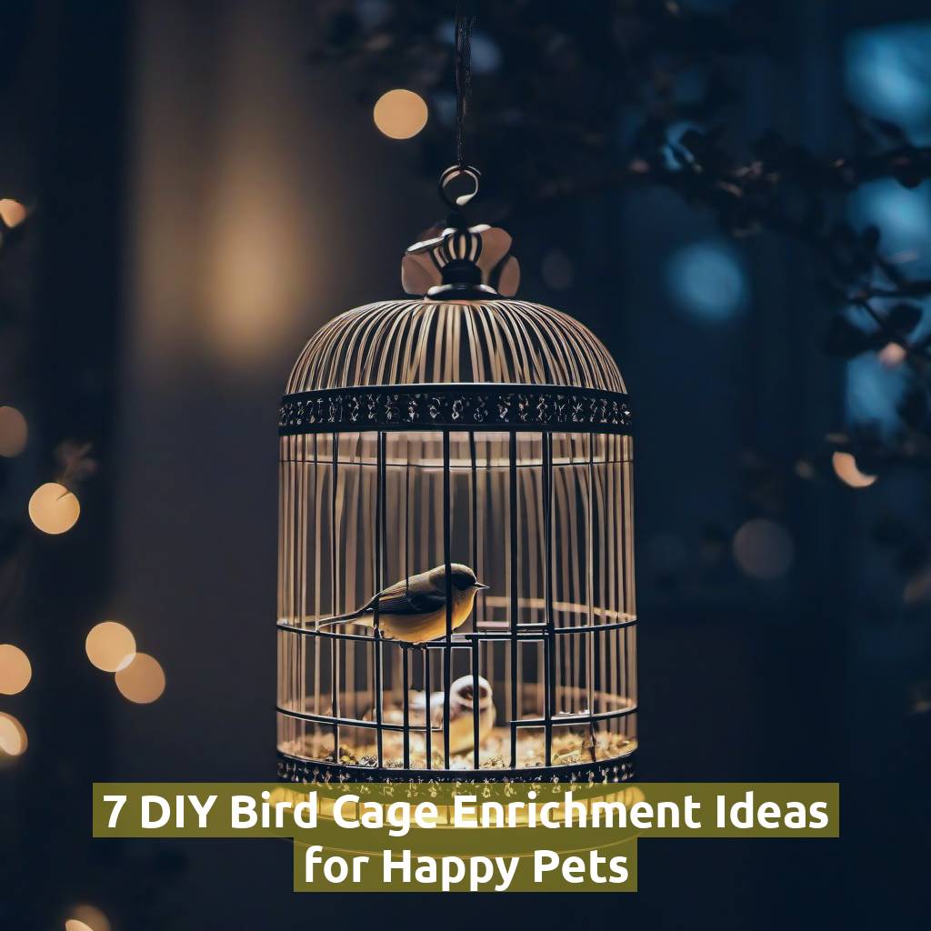 7 DIY Bird Cage Enrichment Ideas for Happy Pets