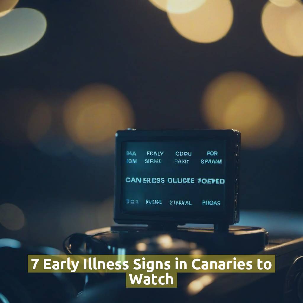 7 Early Illness Signs in Canaries to Watch
