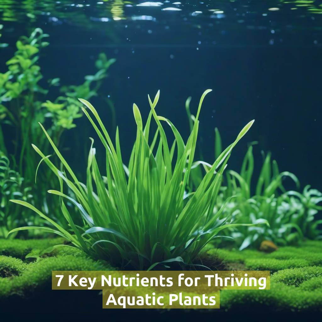 7 Key Nutrients for Thriving Aquatic Plants