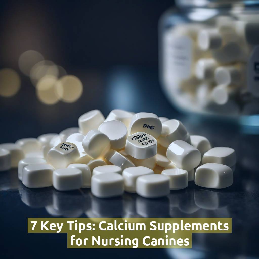 7 Key Tips: Calcium Supplements for Nursing Canines