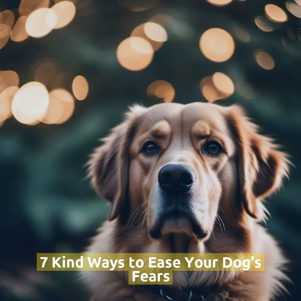 7 Kind Ways to Ease Your Dog's Fears
