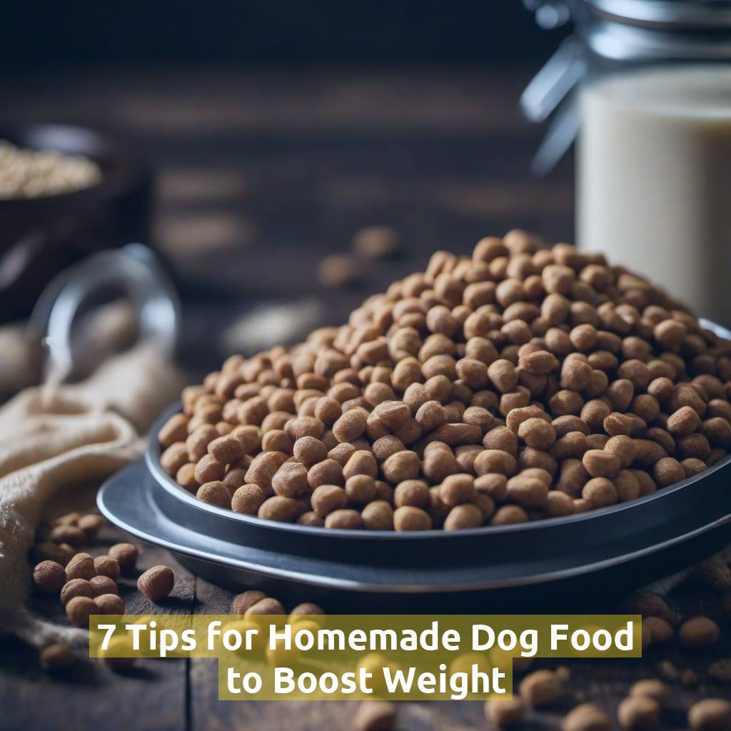 7 Tips for Homemade Dog Food to Boost Weight