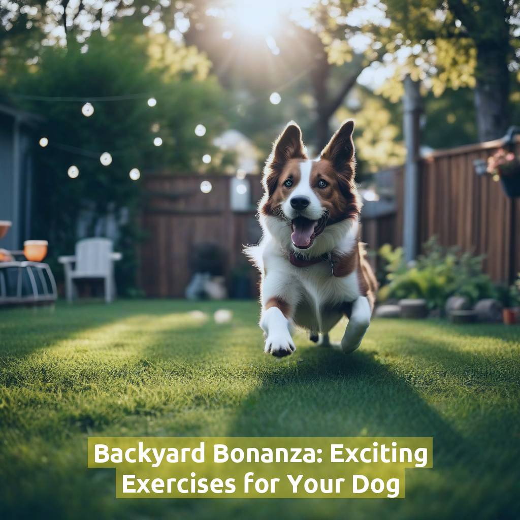 Backyard Bonanza: Exciting Exercises for Your Dog