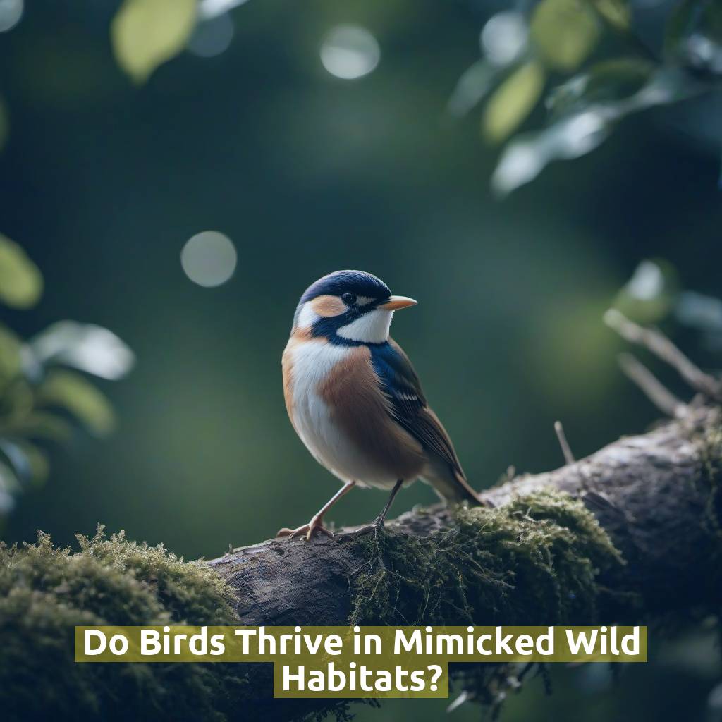 Do Birds Thrive in Mimicked Wild Habitats?