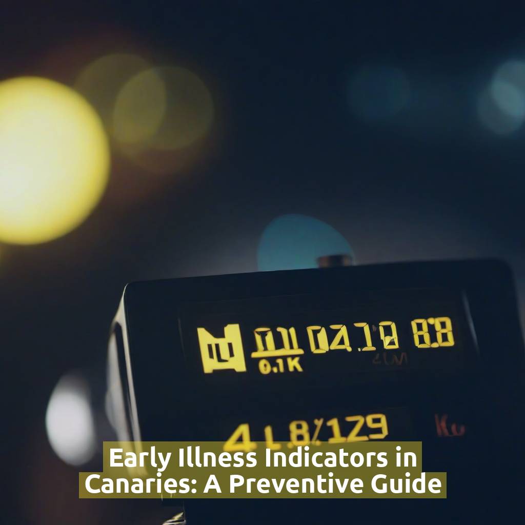 Early Illness Indicators in Canaries: A Preventive Guide