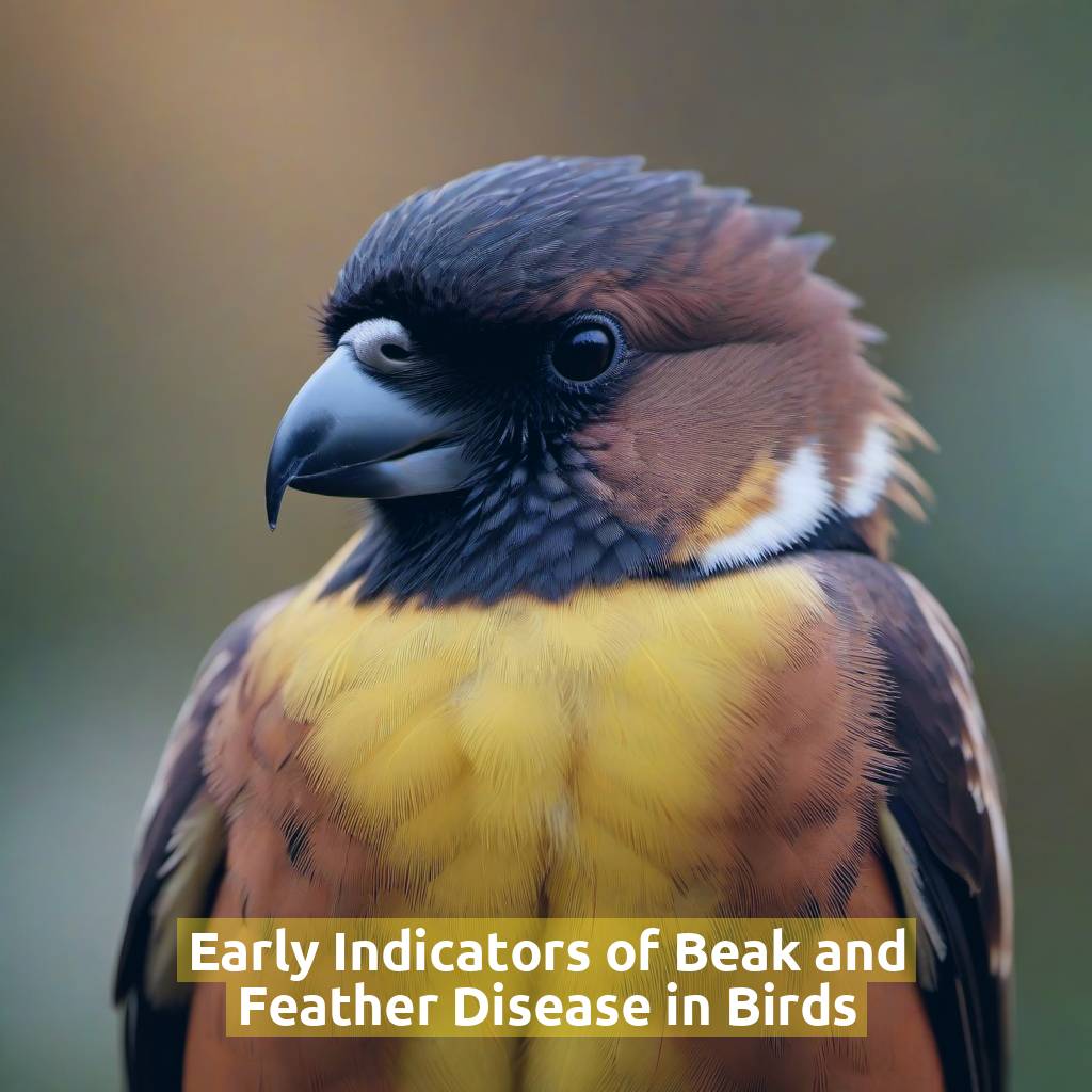 Early Indicators of Beak and Feather Disease in Birds